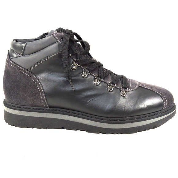 ALBERTO CICCIOLI ?? MEN\'S BLACK SOFT LEATHER COMFORT SPORT BOOTIE main image 7